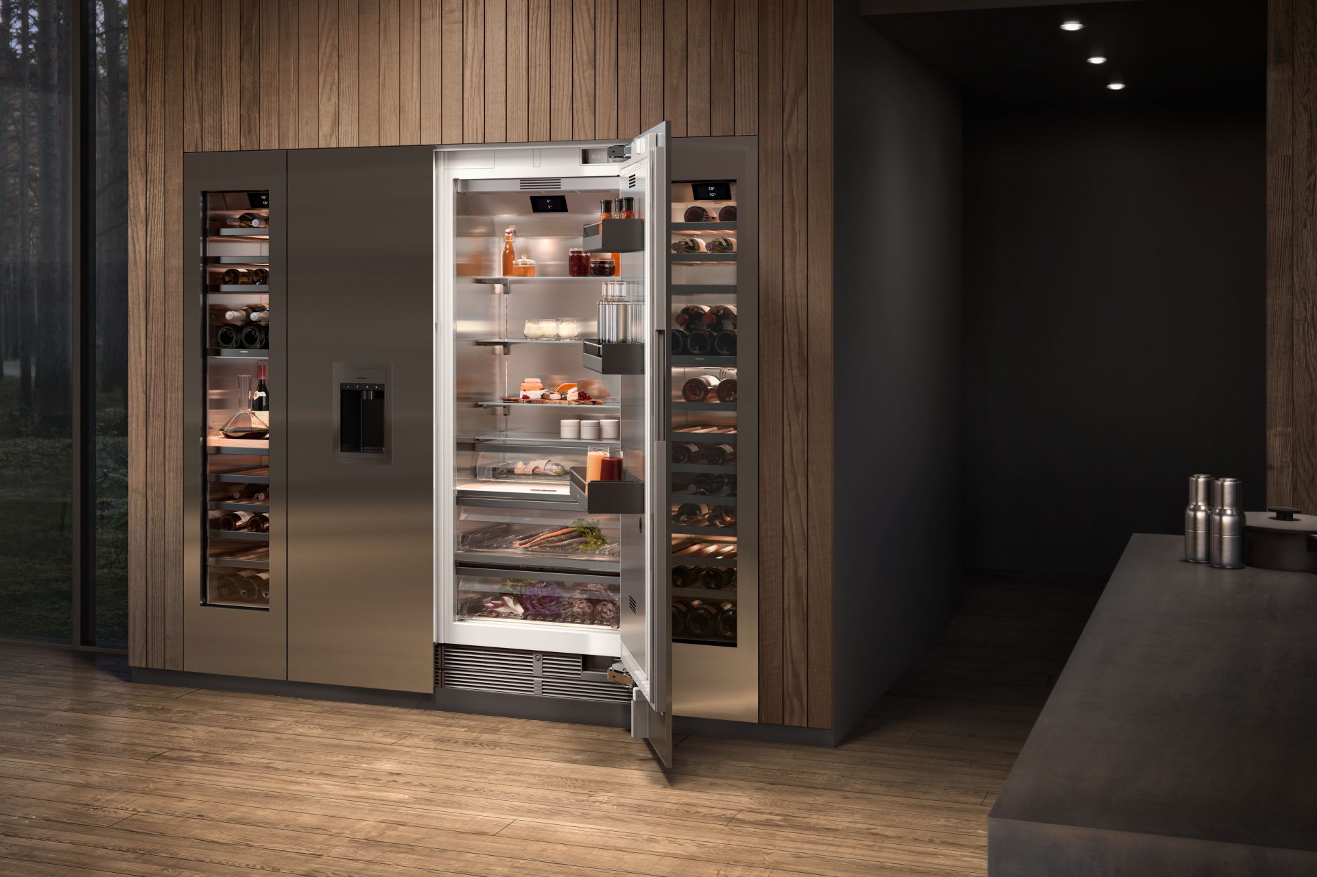 Inspiratiehuis Gaggenau koelcombinatie