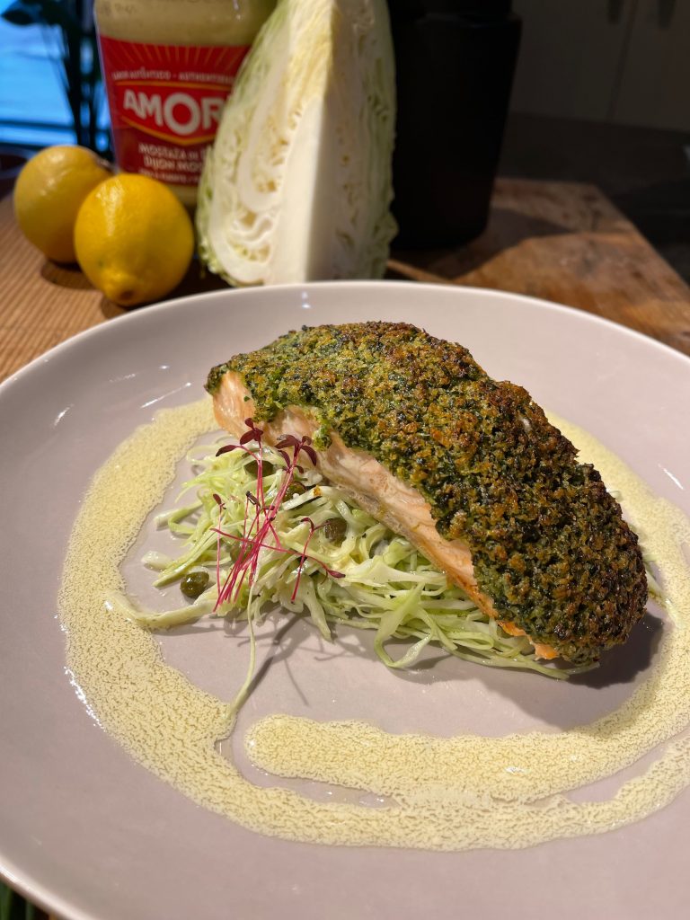 Inspiratiehuis - recept - Gepocheerde zalm met spitskool