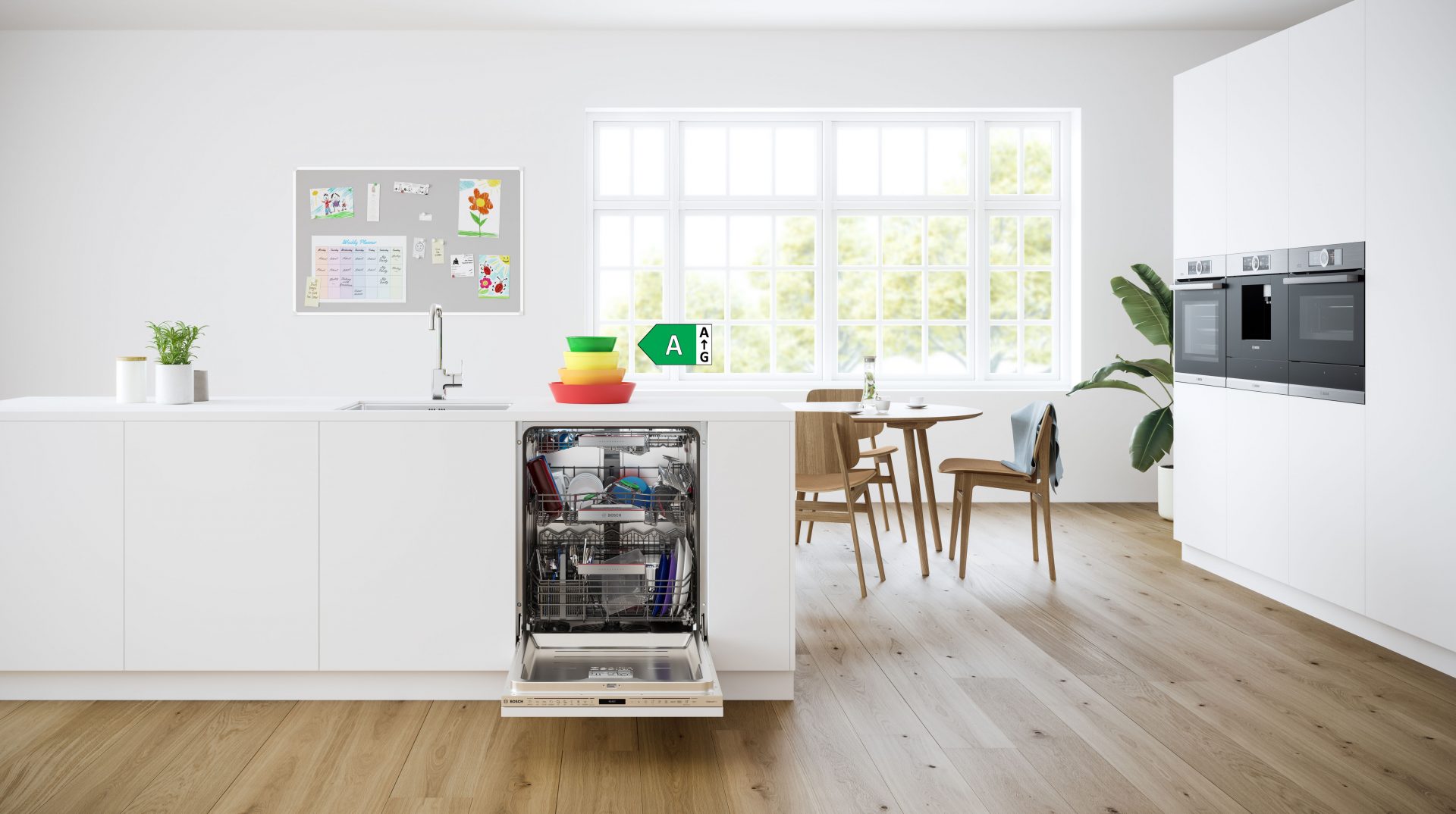 Inspiratiehuis vaatwasser label A Bosch
